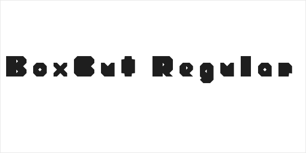 BoxCut Regular Logo