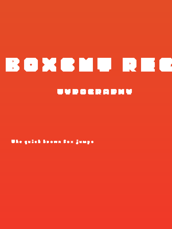 BoxCut Regular Poster