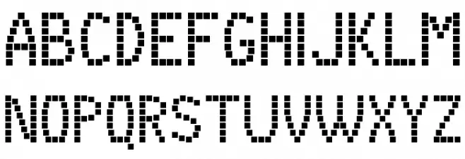 BoxOnBox Normal Font Litere mari
