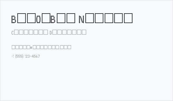 BoxOnBox Normal Business Card