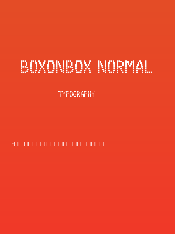 BoxOnBox Normal Poster