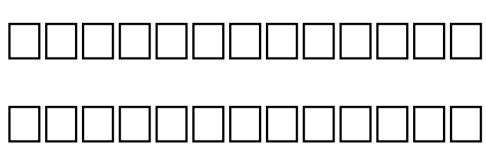 BoxOnBox Normal Font LOWERCASE