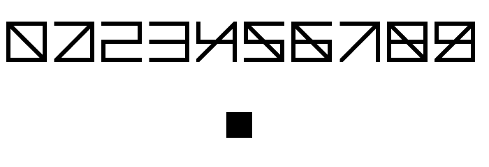 Boxed Font OTHER CHARS
