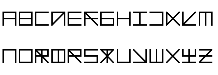 Boxed Font LOWERCASE