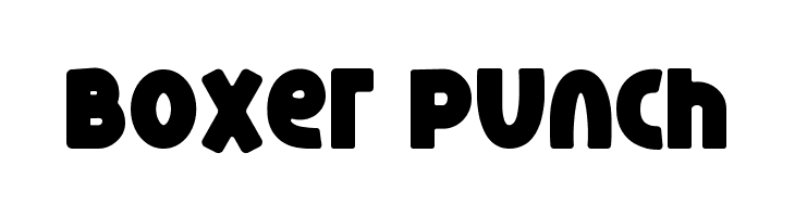 Boxer Punch  Fuentes Gratis Descargar