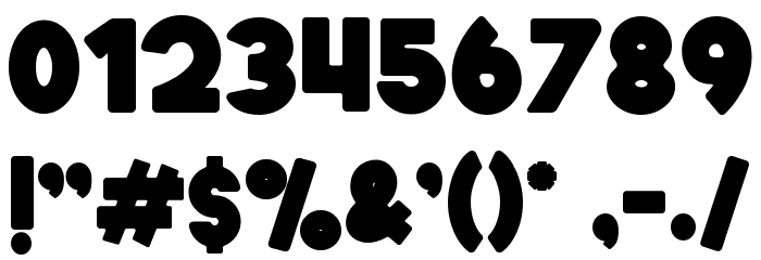 Boxer Punch Font OTHER CHARS