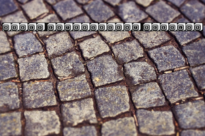 Boxes Extravagant Regular Font examples