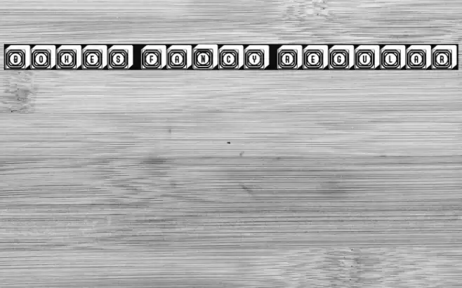 Boxes Fancy Regular Font examples