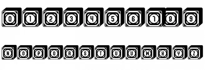 Boxes Regular Шрифта ДРУГИЕ символов