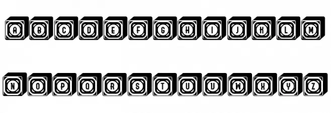 Boxes Regular Polices MAJUSCULES
