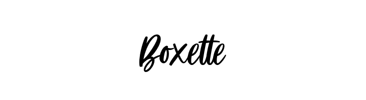 Boxette  Frei Schriftart Herunterladen