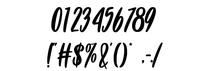 Boxette Font OTHER CHARS