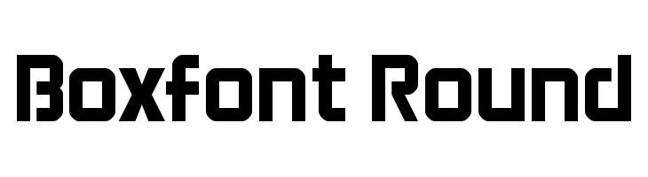 Boxfont Round  नि: शुल्क फ़ॉन्ट्स डाउनलोड