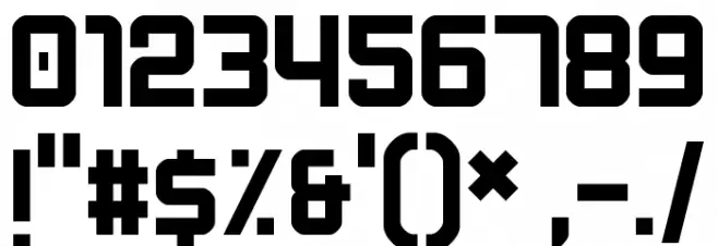 Boxfont Round Font OTHER CHARS
