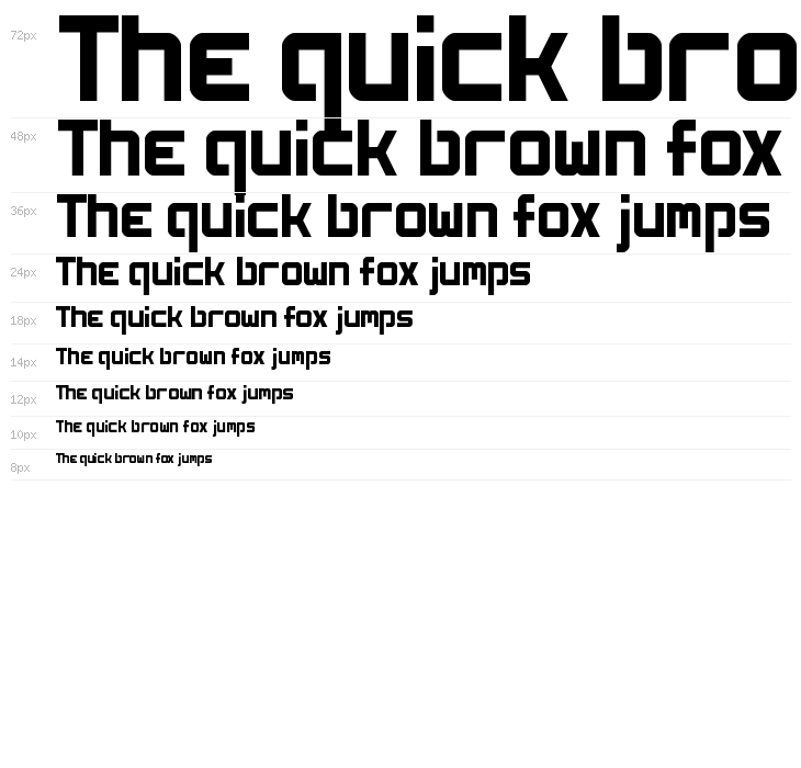 Boxfont Round Waterfall