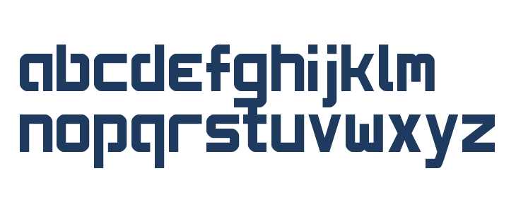 Boxfont Round Lowercase