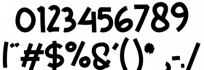 Boxiest Regular Font OTHER CHARS