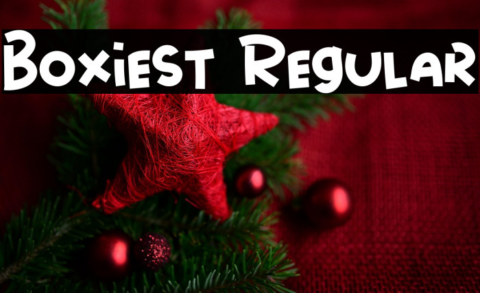 Boxiest Regular Example 2