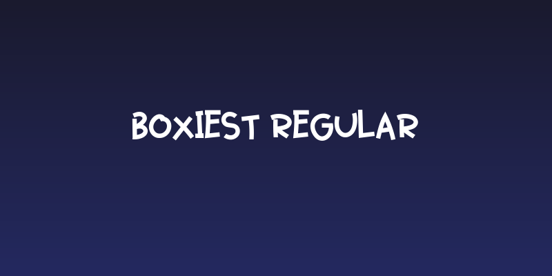 Boxiest Regular Social Header