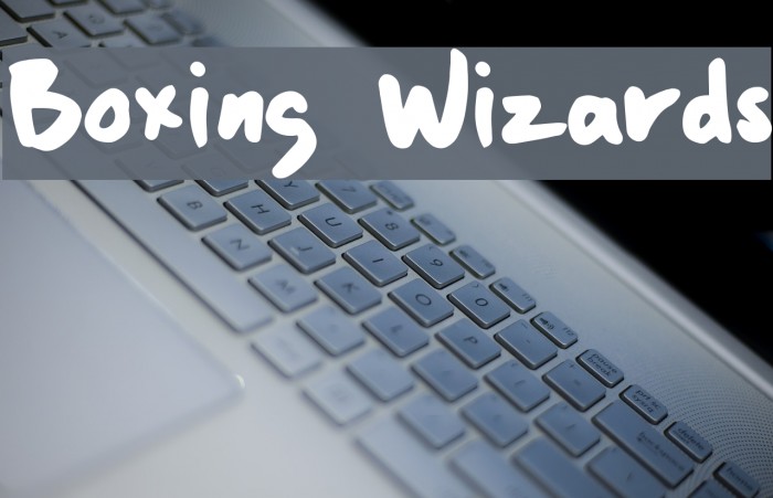 Boxing Wizards Font examples