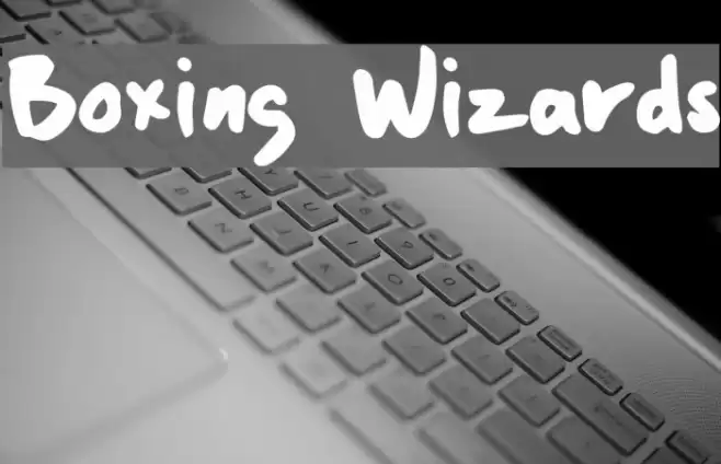 Boxing Wizards Font examples
