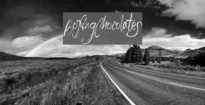 BoxingChocolates Шрифта examples