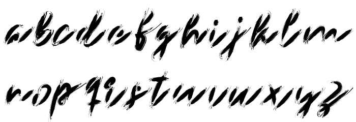 BoxingdragonRegular Font LOWERCASE