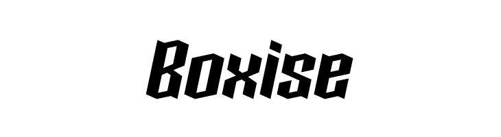 Boxise Font