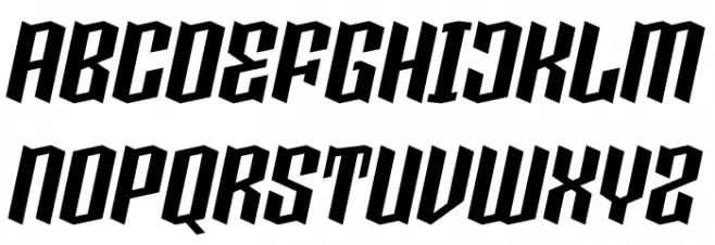 Boxise Schriftart Groß
