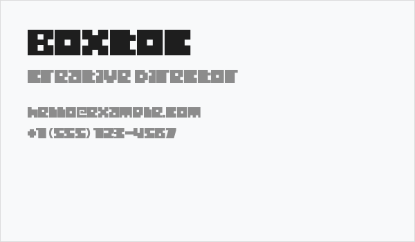 Boxtoc Business Card