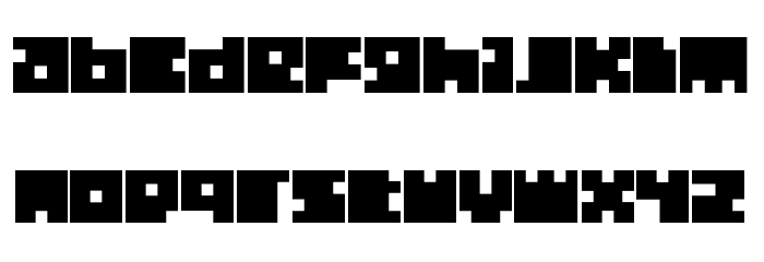 Boxtoc Font LOWERCASE