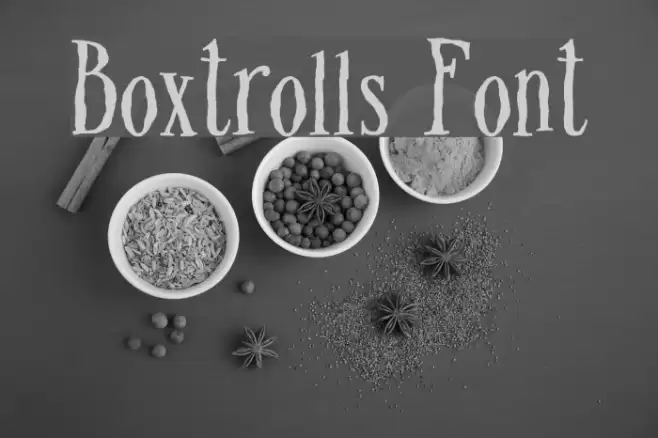 Boxtrolls Font Font examples