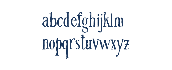 Boxtrolls Font Lowercase