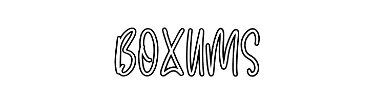 Boxums  Descarca Fonturi Gratis