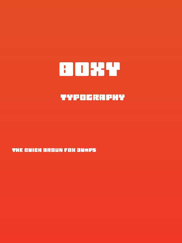 Boxy Poster