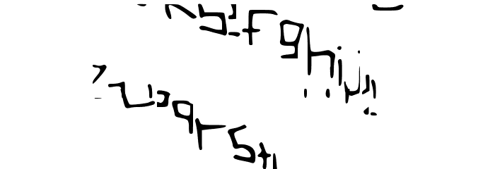 BoxyRobo Font LOWERCASE
