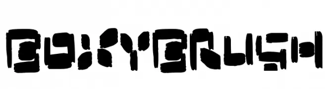 Boxybrush  font caratteri gratis