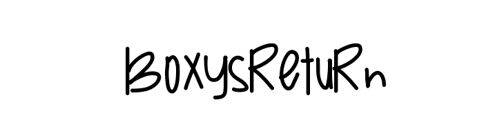 BoxysReturn  Fuentes Gratis Descargar
