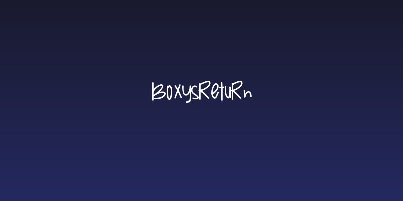BoxysReturn Social Header