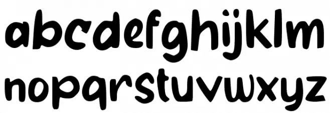 Boy Yoyo خط أحرف صغيرة