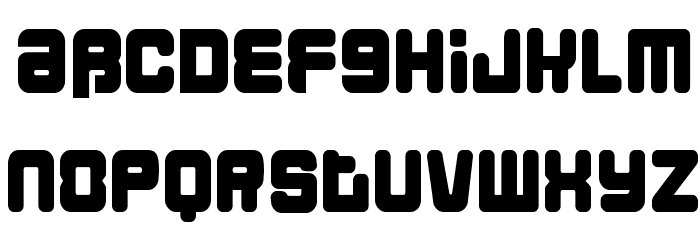 BoyRacer Font LOWERCASE