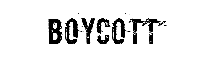 Boycott  Frei Schriftart Herunterladen