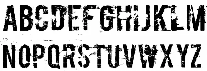 Boycott Font UPPERCASE