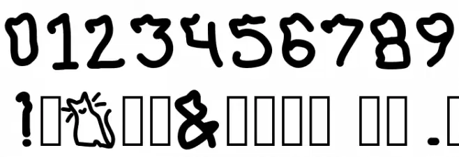 BoydSmiles Font OTHER CHARS