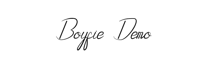 Boyfie Demo  لخطوط تنزيل