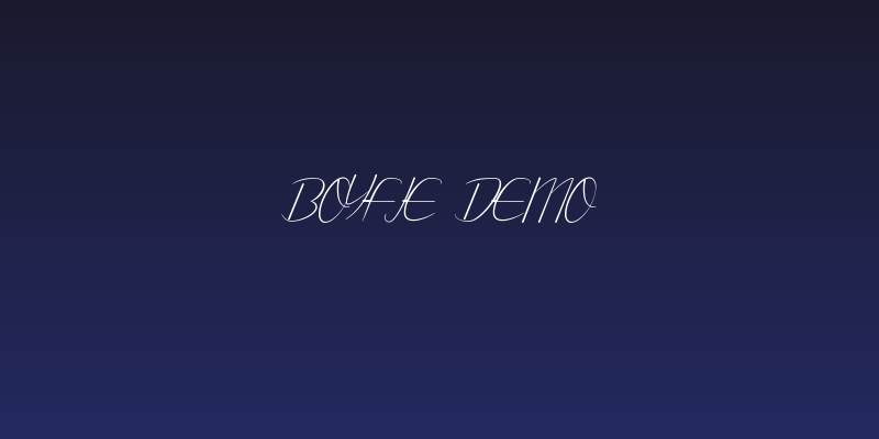 Boyfie Demo Social Header