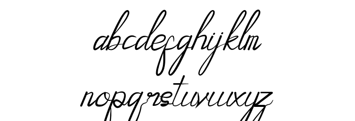 Boyfie Demo Font LOWERCASE