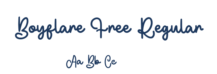 Boyflare Free Regular Font Preview