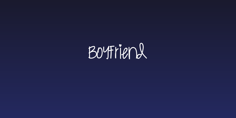 Boyfriend Social Header