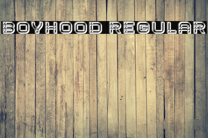 Boyhood Regular Example 2